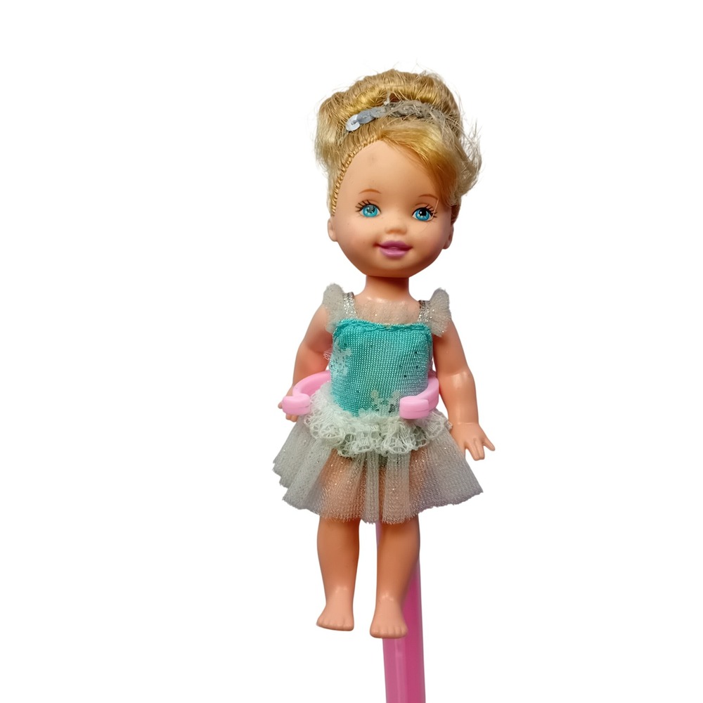 2001 Vintage Y2K Mattel Nutcracker Snow Fairy Kelly Doll Little Sister Barbie 5"